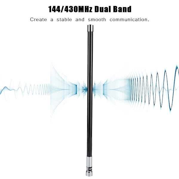 144/430MHz Dual Band Car Skinka Radioantenn 200W Stor Power Walkie Talkie Antenn