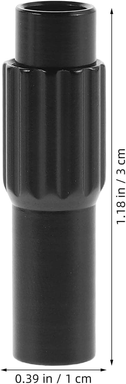 6 stk. Cykelgearjusteringsskruer Sort Aluminiumslegering Inline Strammer