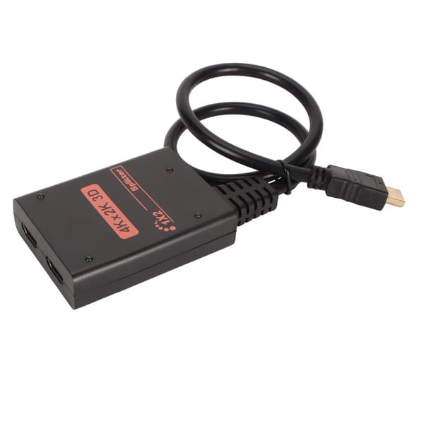 1 ind 2 ud HD Multimedia Interface Splitter 1x2 4K HD Multimedia Interface Splitter Konverter til dobbelte skærme