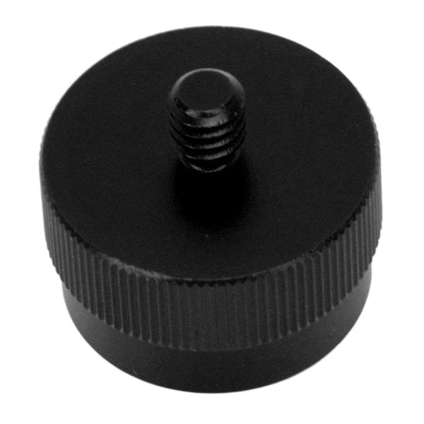 Gasstankadapter Propan ladeventil Universal Outdoor Camping Flat Canister Converter 1/4in Black