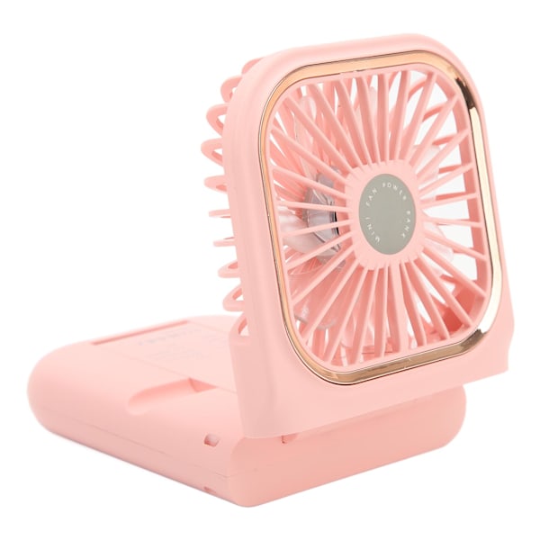 Kädessä pidettävä kokoontaitettava kaulatuuletin, monitoiminen varavirtalähde, puhelinpidike, kannettava pöytätuuletin, USB mini kokoontaitettava riippuva kaulatuuletin, pinkki