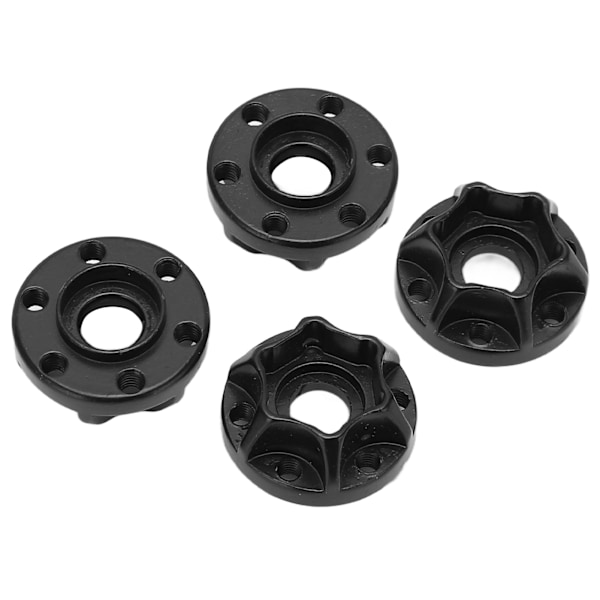 4 stk. 12 mm hjul sekskant nav tykkelse 10 mm til 1/10 RC modelbil generel anvendelse 1,9 tommer 2,2 tommer hjul