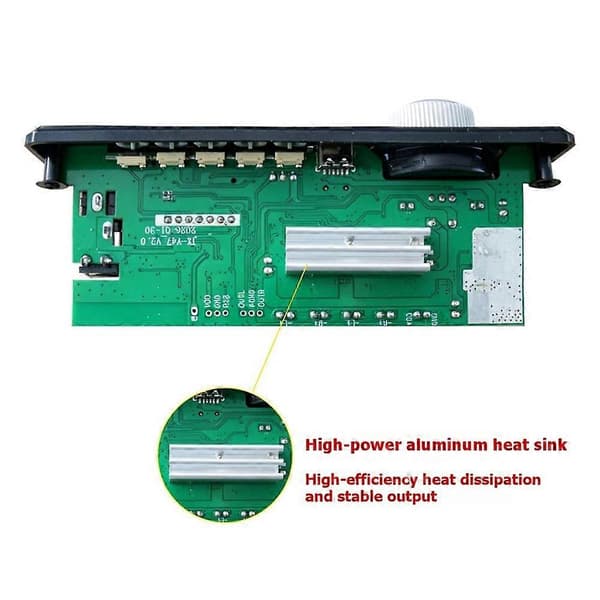 4x30W Bluetooth Audio Decoder Board 7.4V-12.6V USB TF FM AUX Bil Audio Spelare Stöd MP3/USB/TF/LINE in Stor Fjärrkontroll Large remote