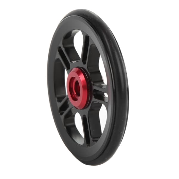Fällbar Cykel Easywheel Aluminiumlegering Extra Hjul CNC-Skärning för Brompton 6cm