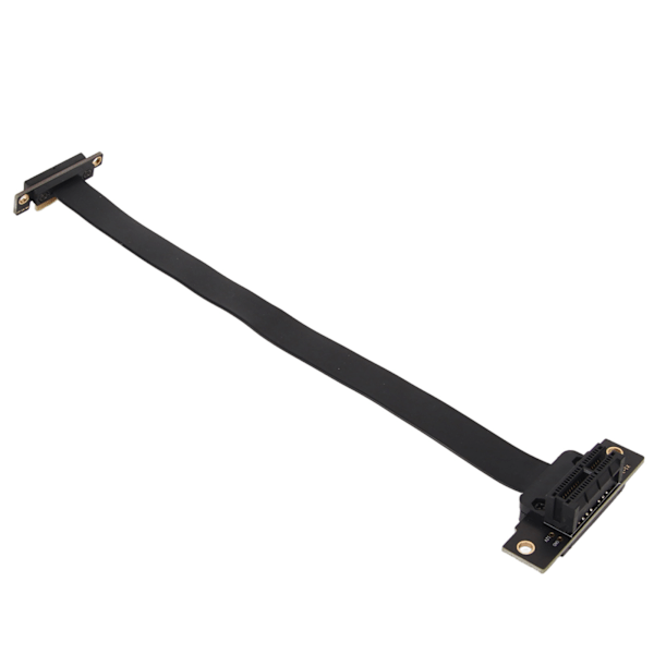 PCIE 3.0 1X jatkokaapeli kaksinkertainen 90 asteen oikea kulma PCIE 3.0 1X nousukorttisovitin nauhajatkokaapeli 20cm / 7.9in