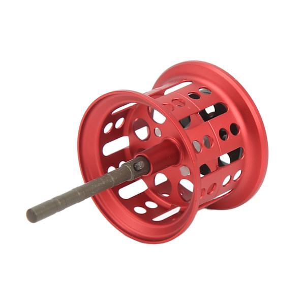 Baitcasting Fiskerulle Wire Cup Aluminiumlegering Micro Line Cup Rullespole för fiske Gör-det-själv-modifierade tillbehör Röd