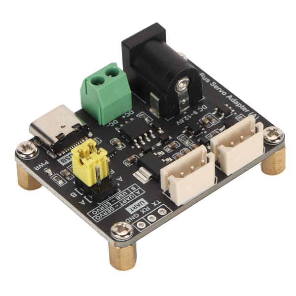 Busservodriverkort 9 til 12,6V inngang UART 5,5x2,1mm DC plassbesparende busservoadapter for ST SC-serien