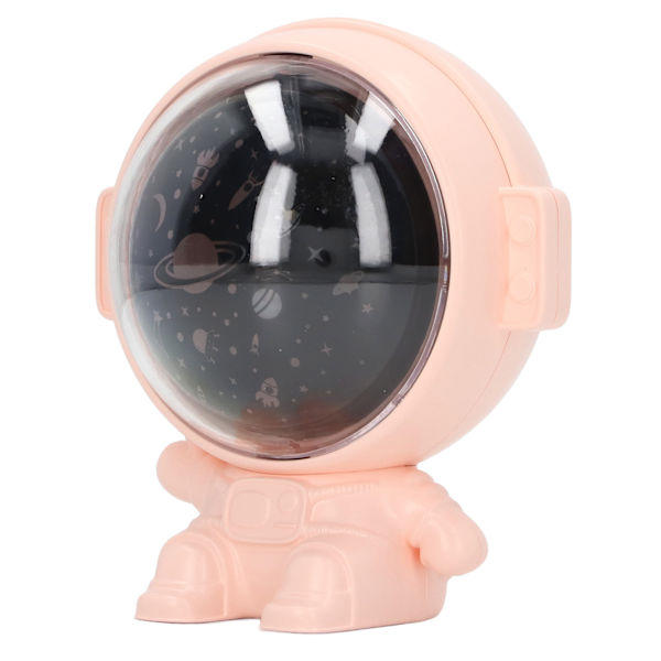 Astronaut Projektor Stjernelys Roterbar USB-lading Astronaut Projektor Stjernelys med Musikkfunksjon 5V 1A Rosa
