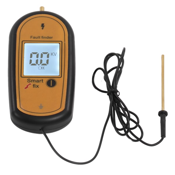 MLD 004F Elektronisk stängseltestare LCD-skärm Digital stängselspänningstestare Stängseltestare 15KV med bakgrundsbelysning Gul