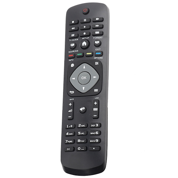 Universal fjernkontrollkontrollerstatning for Philips LCD LED-TV