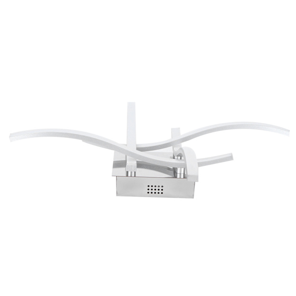 LED-loftslampe 25W Moderne buede lampe til stue Kantine Soveværelse Hvidt lys 85-265V