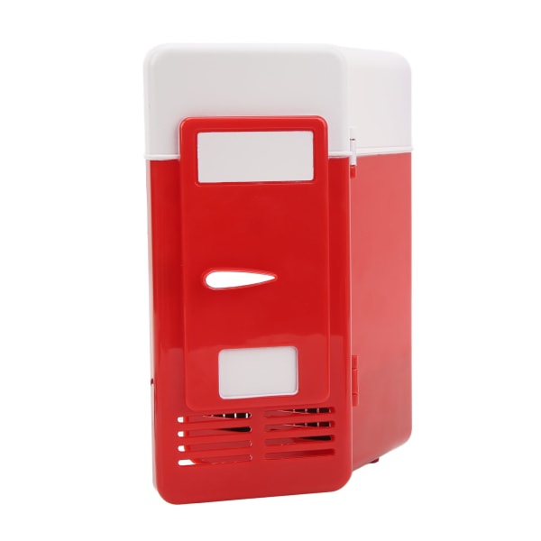 USB Minijääkaappi Jääkaappi Lämmitys Pakastaminen Matka-auto Jääkaappi Juomajäähdytin Jääkaappi Punainen