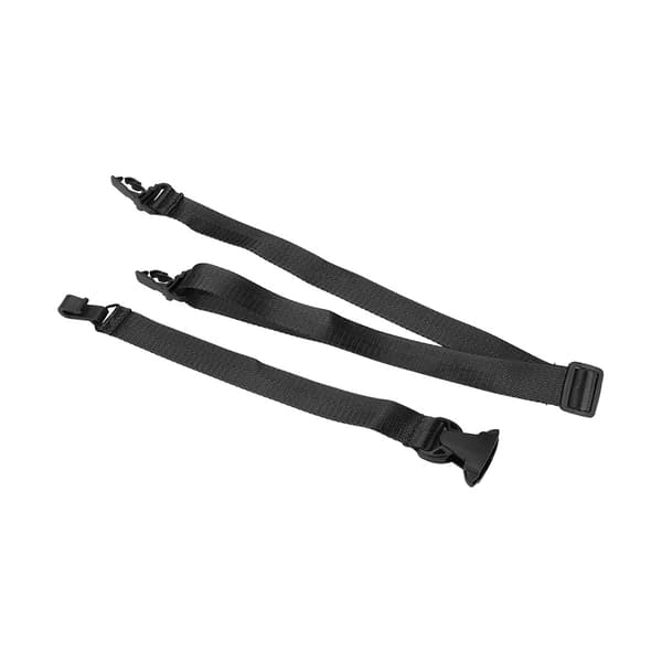 Justerbar Ukulele Ukelele Rem Snor Snap Fit Nylon med Krog (Sort)