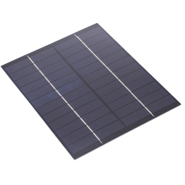 5.2W 12V Mini Solpanel Polykrystallinsk Silicium Solar DIY Modul System 5521DC Output
