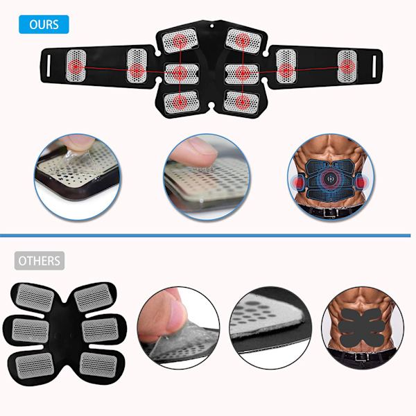 Lihasharjoitusmatto Sähköinen lihasstimulaattori EMS Smart Fitness Device