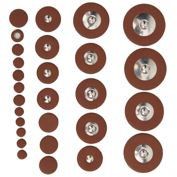 28kpl Multi Size Sax Nahkapehmusteiden set sopraanosaksofonille