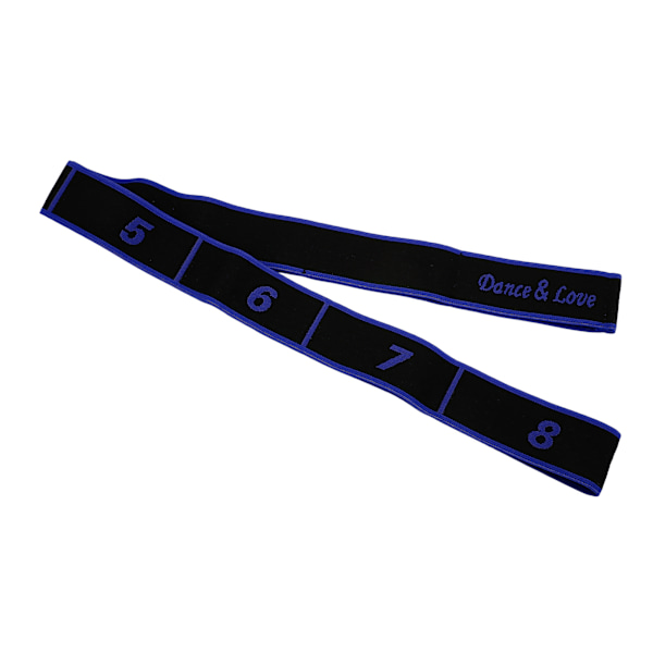 Stretchband Träningsfunktion Elastisk Flexibel Polyester Bomull Material DIY Kombinationsanvändning Stretchingverktyg för Barn Blå