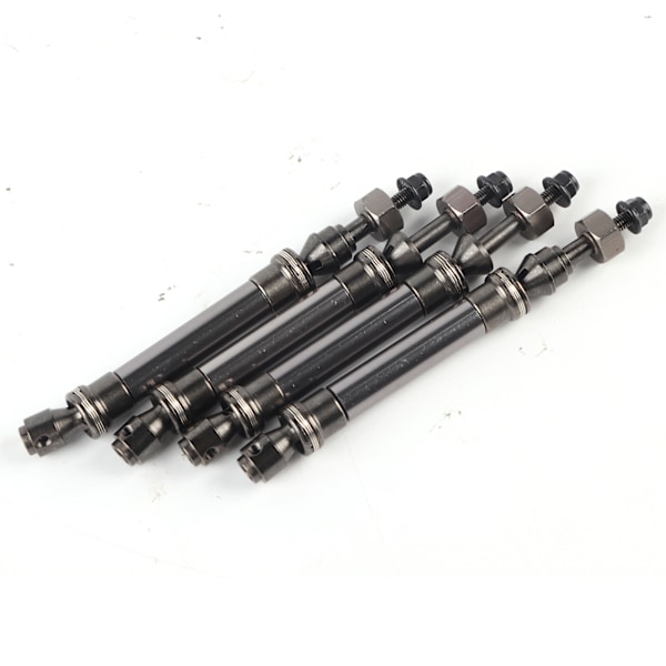 4 stk CVD fremre bakre drivaksel metall transmisjonsaksel for Traxxas Slash 4X4 1/10 RC CarTitanium