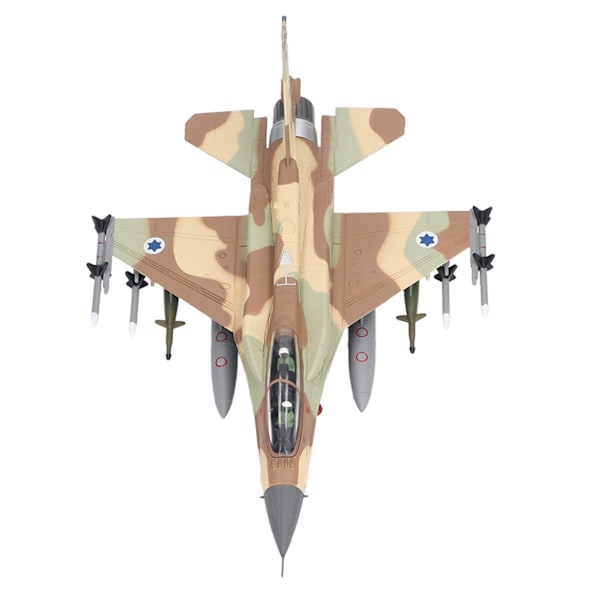 1:72 Skala F 16I Fighter Planes Modell Strømlinet Kropp Legering Stimulert Flysamling Modell