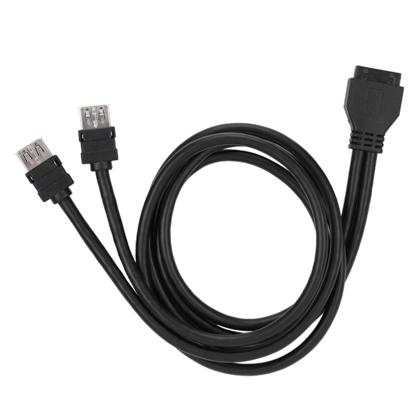 USB3.0 19/20PIN stationär frontmoderkort Panelmonterad kabel med fasta fötter (0,8 m)