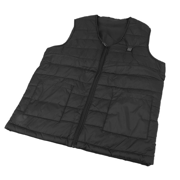 Oppvarmet Vest USB Intelligent Oppvarming 5V Nakke Rygg Mage Midje Varmejakke for Skøyting Ski Jakt Fiske Fotturer XL