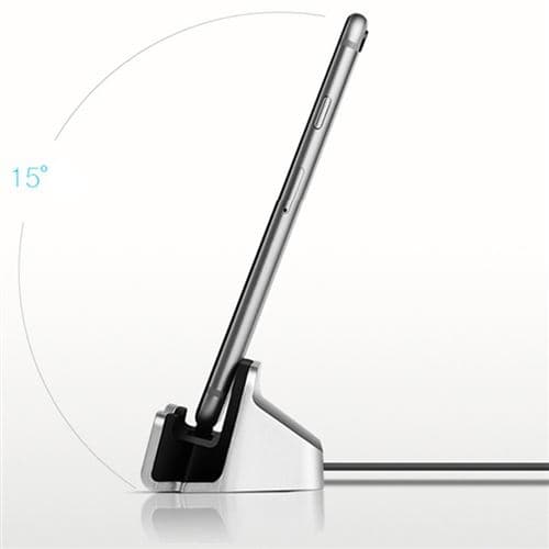 Dockningsstation kompatibel med IPHONE 8 Lightning Smartphone Supportdesk