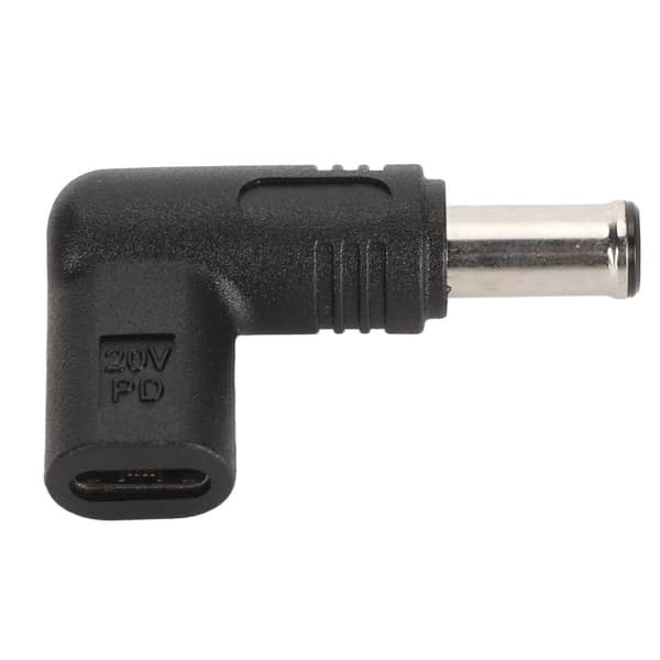 USB-C hunn til DC-adapter 6,5x1,4 mm 18,5 til 20V 18W til 100W PD hurtiglading 5A strøm USB-C hunn til DC hann-adapter