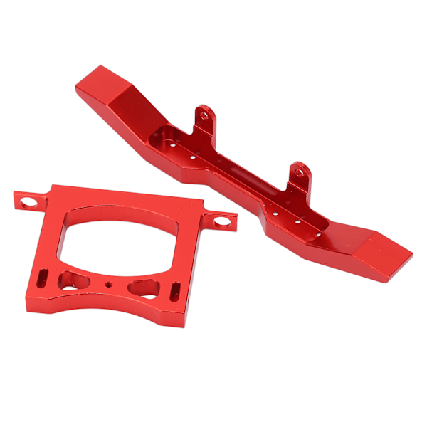 RC Metallipuskuri Etu Taka Auto Suojaussarja Alumiini WPL B14 B16 Q60 Q61 1/16 Kauko-ohjattava Auto Punainen