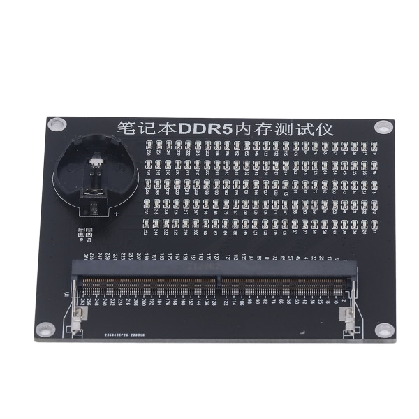 Bærbar hukommelsestestkort med LED-lys Computer Motherboard Circuit Repair Detection Card DDR5