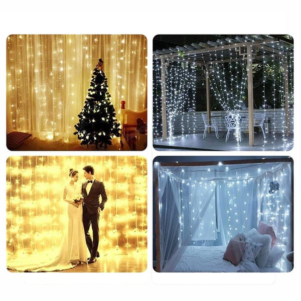 Jouluvalot White 2PCS