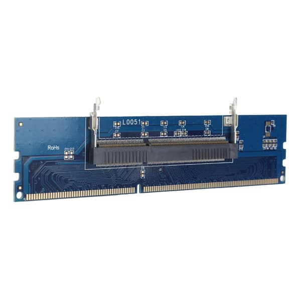 Konverteringsadapterkort PCB understøtter 1,5V bundkorttilbehør til DDR3 Notebook-hukommelse