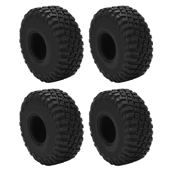 4 stk. 120 mm RC-dekk, fleksible, sterk demping, lett vekt, universelt fjernkontrollbiltilbehør