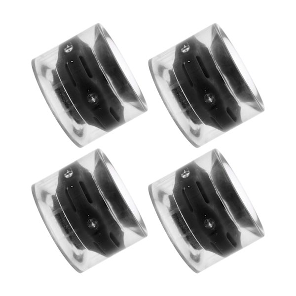 78A 60x45 mm højelastisk skateboard flashhjul PU fyld til Longboard Cruiser Board (sort)