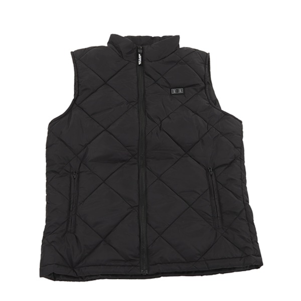 Oppvarmet Vest med 8 Varmesoner, Intelligent Temperaturkontroll, USB-Oppvarming, Vinterjakke for Utendørs, Svart, Varmeklær, 3XL