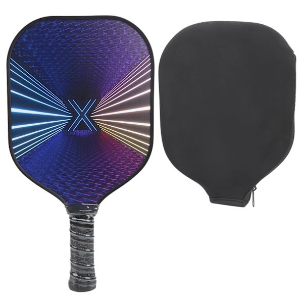 Bärbar glasfiber pickleball paddelracket PP kärna Bra handkänsla för inomhusträning utomhus