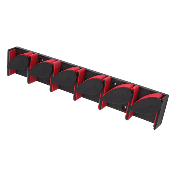 Vertikal fiskestangholder Veggmontert plassbesparende nylon fiskestangoppbevaringsstativ for fisker