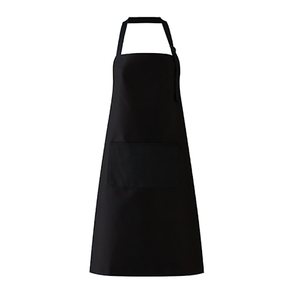 2 kpl musta kaulanauha esiliina vedenpitävä yksivärinen 2 taskua grilli BBQ esiliina ravintolaan kotiin