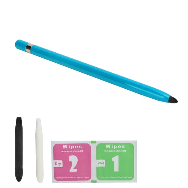 Højfølsom Touch Screen Stylus Pen ABS Kompatibel iPhone Samsung Huawei PC OS X Android Blå