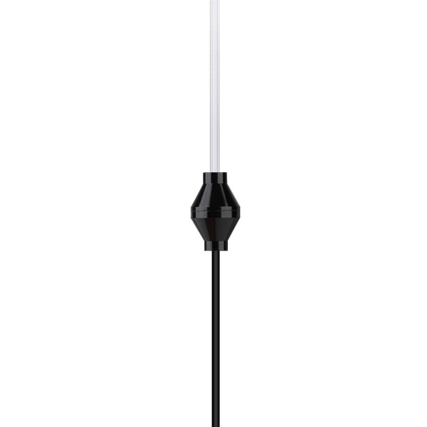 Säteilyä estävä 3,5 mm ilma-akustinen putki kuuloke mikrofoni kuuloke matkapuhelimeen musta