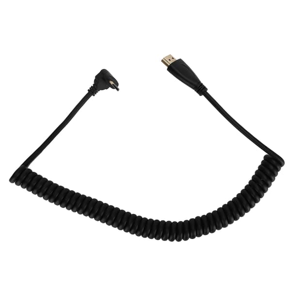 HDMI A till HDMI C Spiralkabel Video Ljudadapter