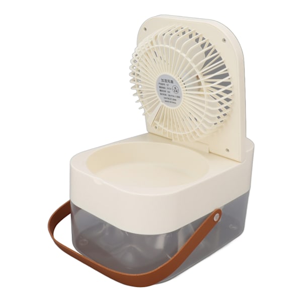 Skrivbordsluftfuktare Fläkt USB Typ C DC 5V Dubbel Spray 2.5L 3 Vindhastigheter Munstycke Bärbar Mini Luftfuktare Fläkt för Sovrum