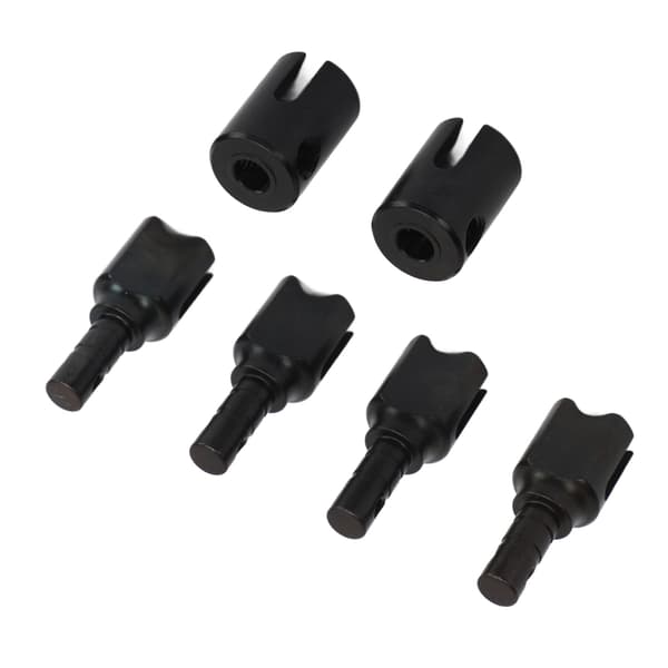 4 stk. RC Diff Outdrive Stål RC Differential Drive Cup med Drivaksel Ledkop til ARRMA 1/7 1/8 Biler Sort