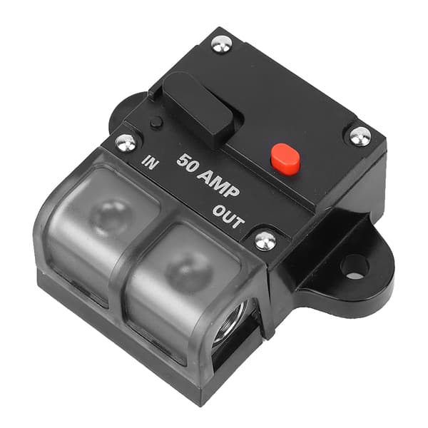 12V 42V DC Kraftig Auto Reset Inline Strømafbryder Selvgendannelsessikring 50A