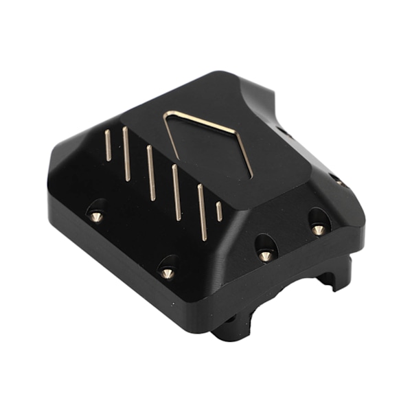 RC Diff Cover Musta Messinki Akselin Suojus Ruosteenkestävä Kulutusta Kestävä RC Päivitys Varaosat RC Crawler Autoon