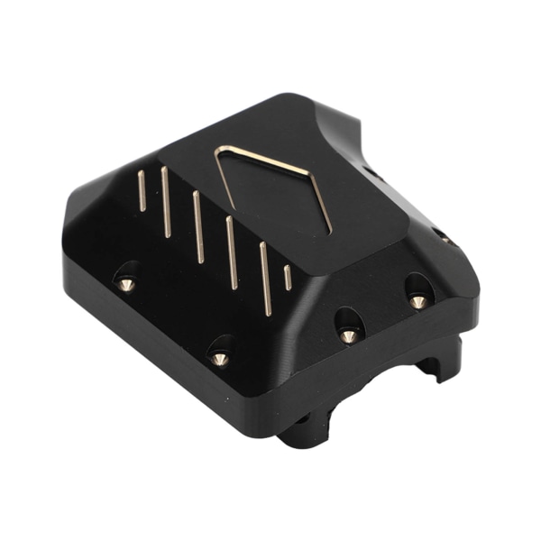 RC Diff Kåpa Svart Mässing Axel Kåpa Rost Slitstark RC Uppgraderings Reservdelar för RC Crawler Bil