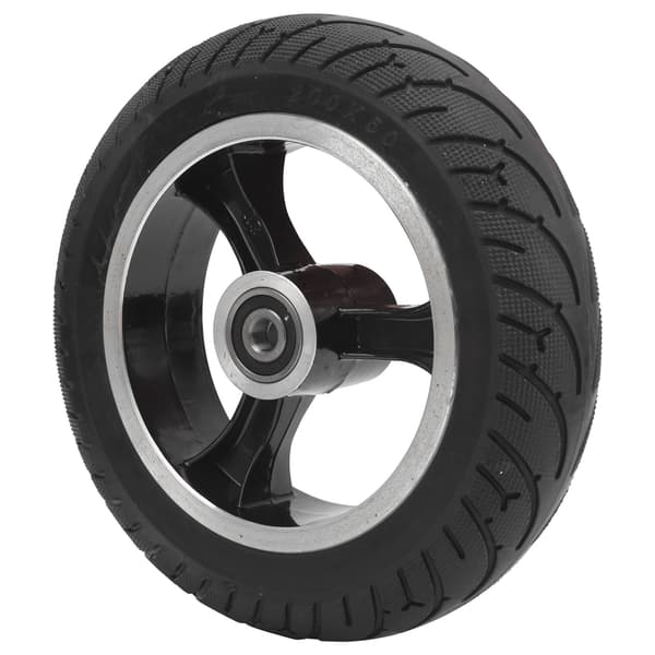 8 tum 200x50 Främre Solid Hjul Icke-pneumatiskt Däck med Navbyte för Elscooter