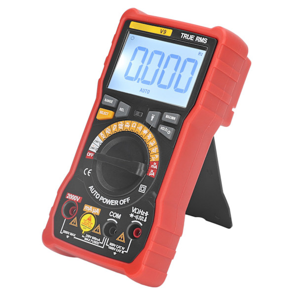 Digitalt multimeter 2000V høyspenningstester strømmåler NCV-verktøy for måling