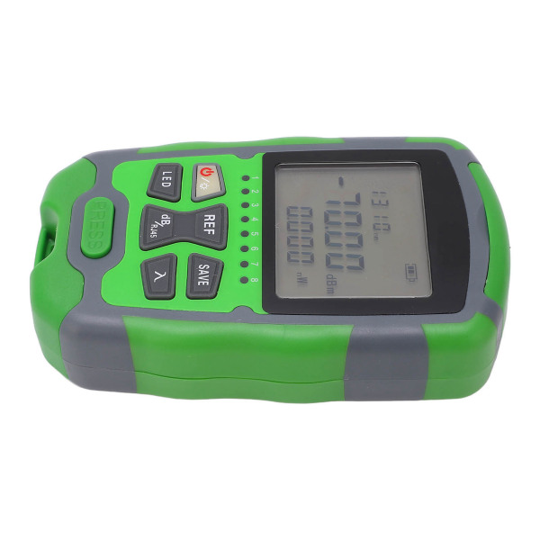 Optisk fiber effektmåler ‑70~+10dbm digital display optisk kabeltester testverktøy