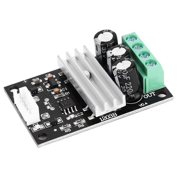 PWM DC Motor Hastighetskontroller - 1 Stk, 6V/12V/24V/28V, 3A