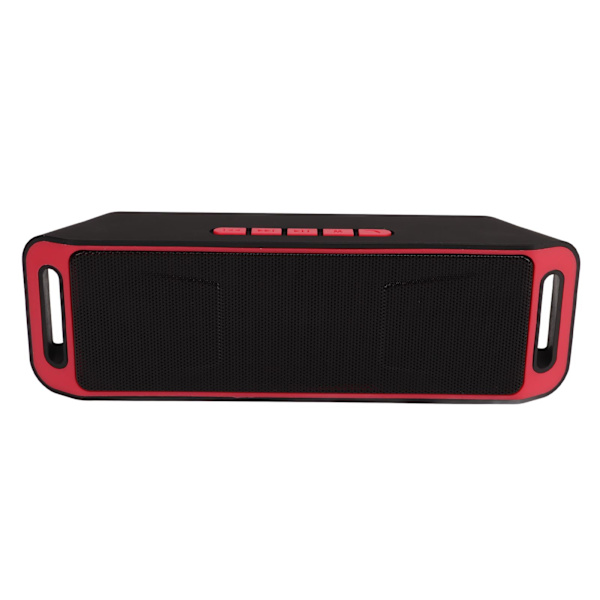 Bluetooth Kaksoiskaiuttimet Langaton Kannettava Kaiutin Monitoiminen Mini Bluetooth Kaiutin Kotiin Ulkokäyttöön Autoon Punainen